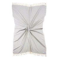 Serviette Serena XL - Gris argenté