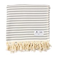 Serviette Serena XL - Gris argenté - Image 3