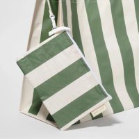 Sac de plage Carryall - The Vacay Olive Stripe - Image 3