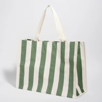 Sac de plage Carryall - The Vacay Olive Stripe - Image 2