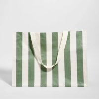 Sac de plage Carryall - The Vacay Olive Stripe