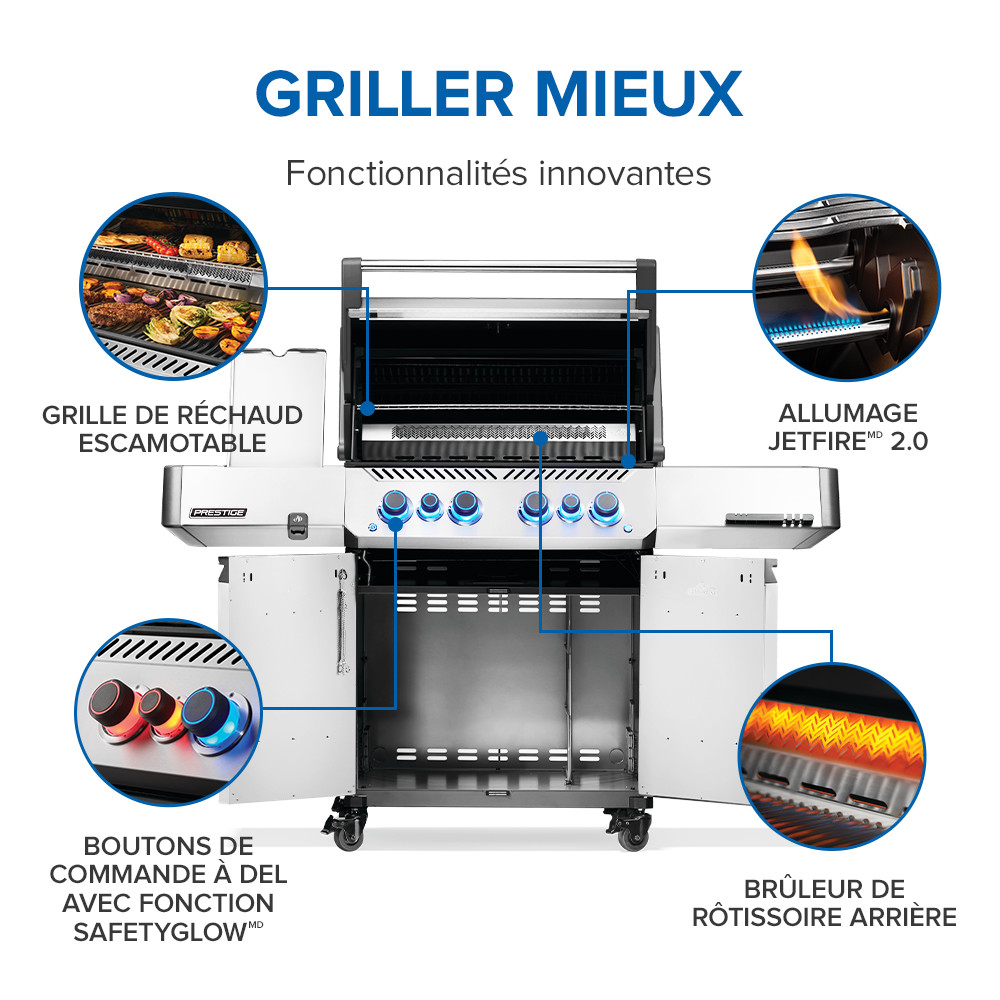 BBQ NAPOLEON Prestige 500 RSIB SS – Image 5