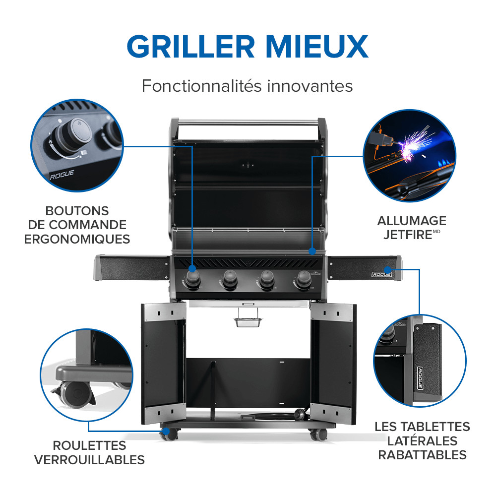 BBQ NAPOLEON ROGUE 525 PK – Image 6