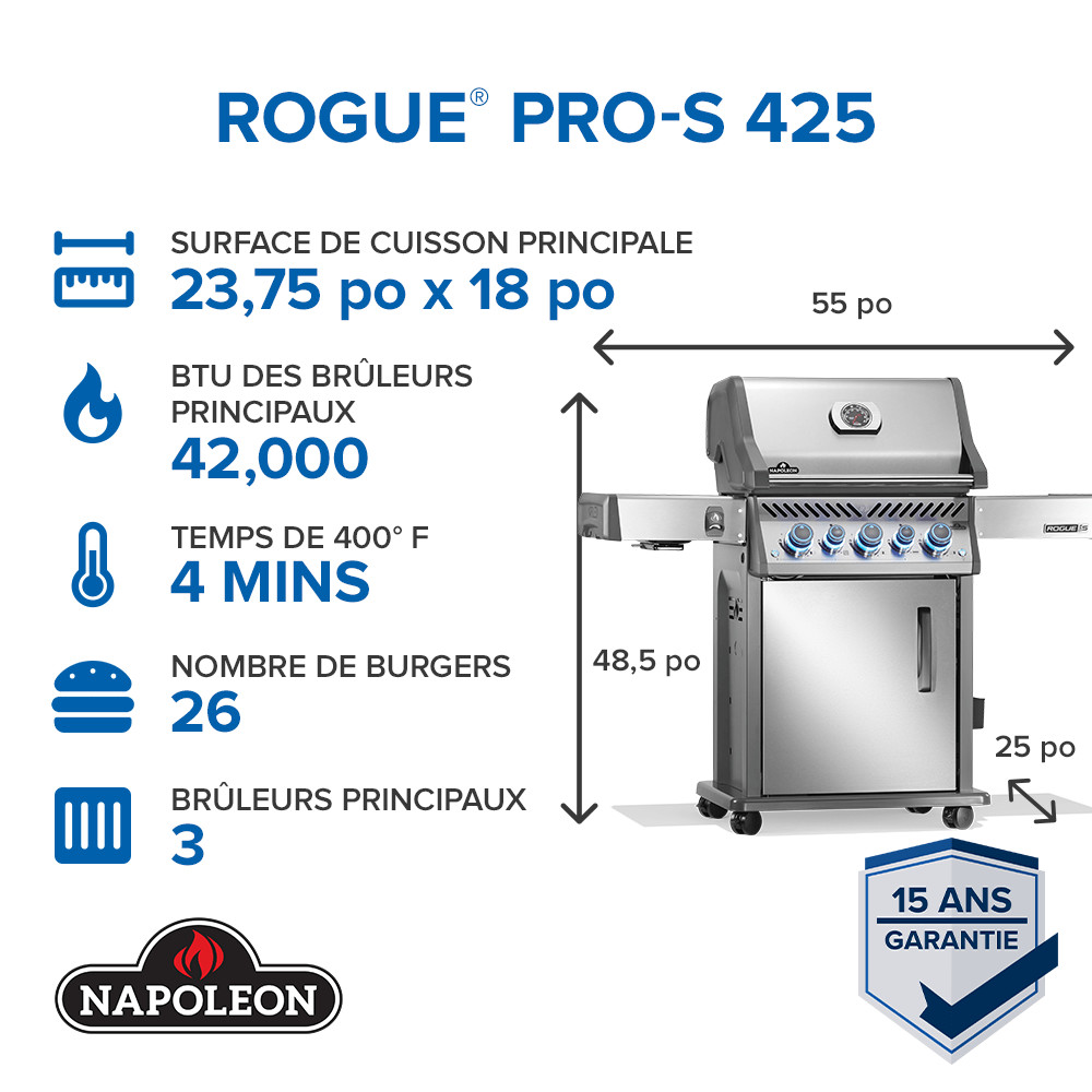 BBQ NAPOLEON ROGUE PRO-S 425 SIB – Image 3